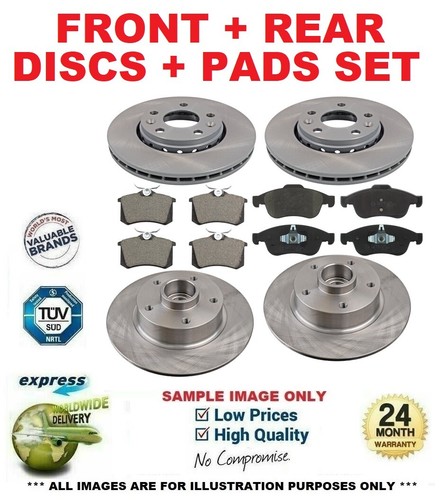 Front and rear discs pads - and,