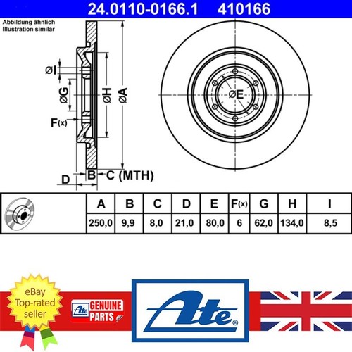 Brake disc for alfa romeo - disc,